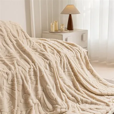 Deka z umělé králičí kožešiny